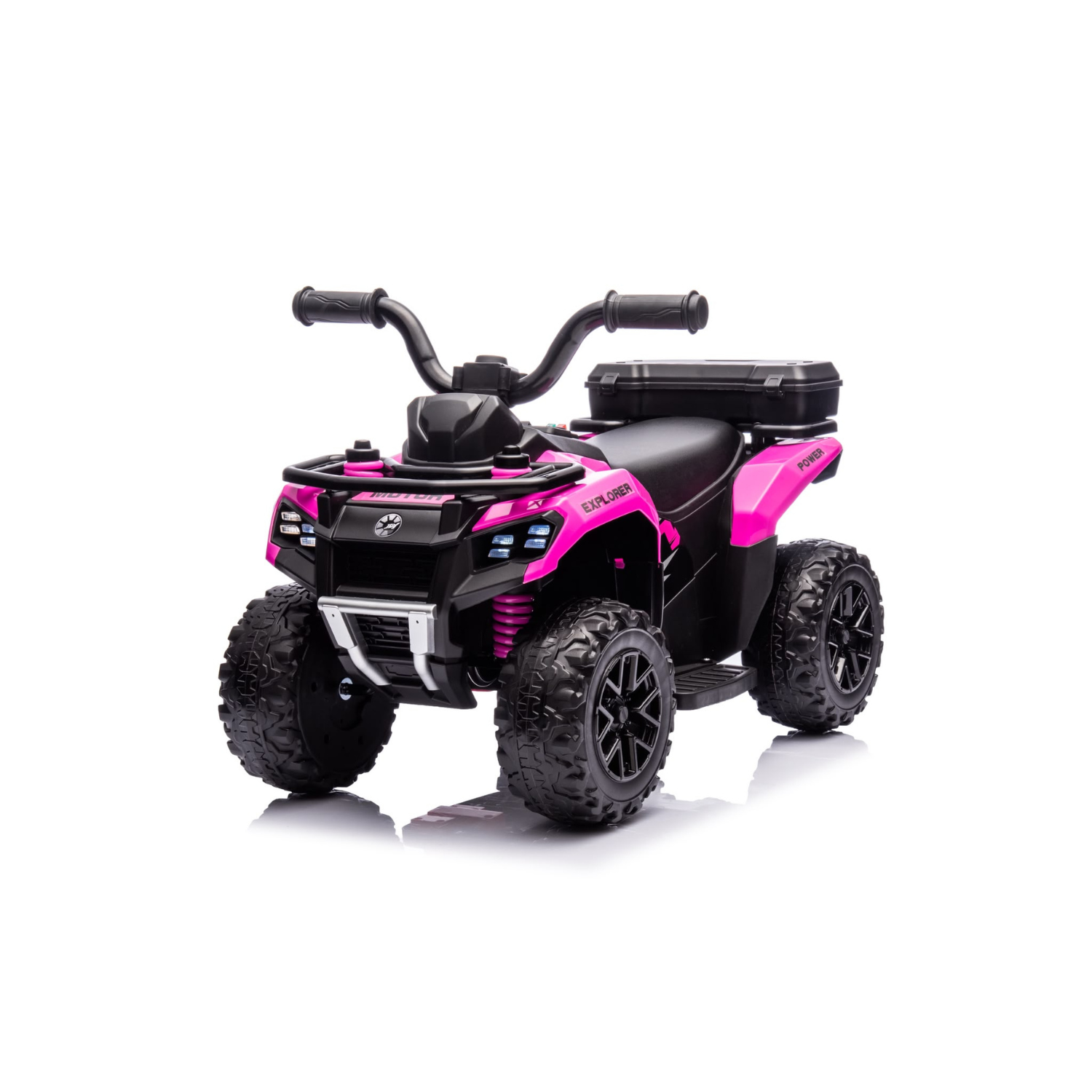 Mini Quad Safari Elettrico per Bambini 6V Luci Led Suoni Realistici