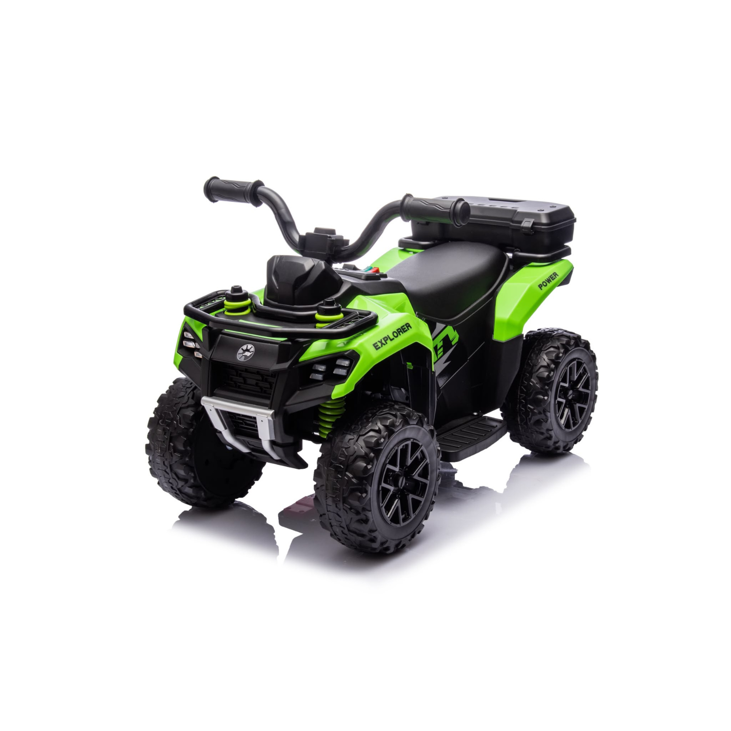 Mini Quad Safari Elettrico per Bambini 6V Luci Led Suoni Realistici