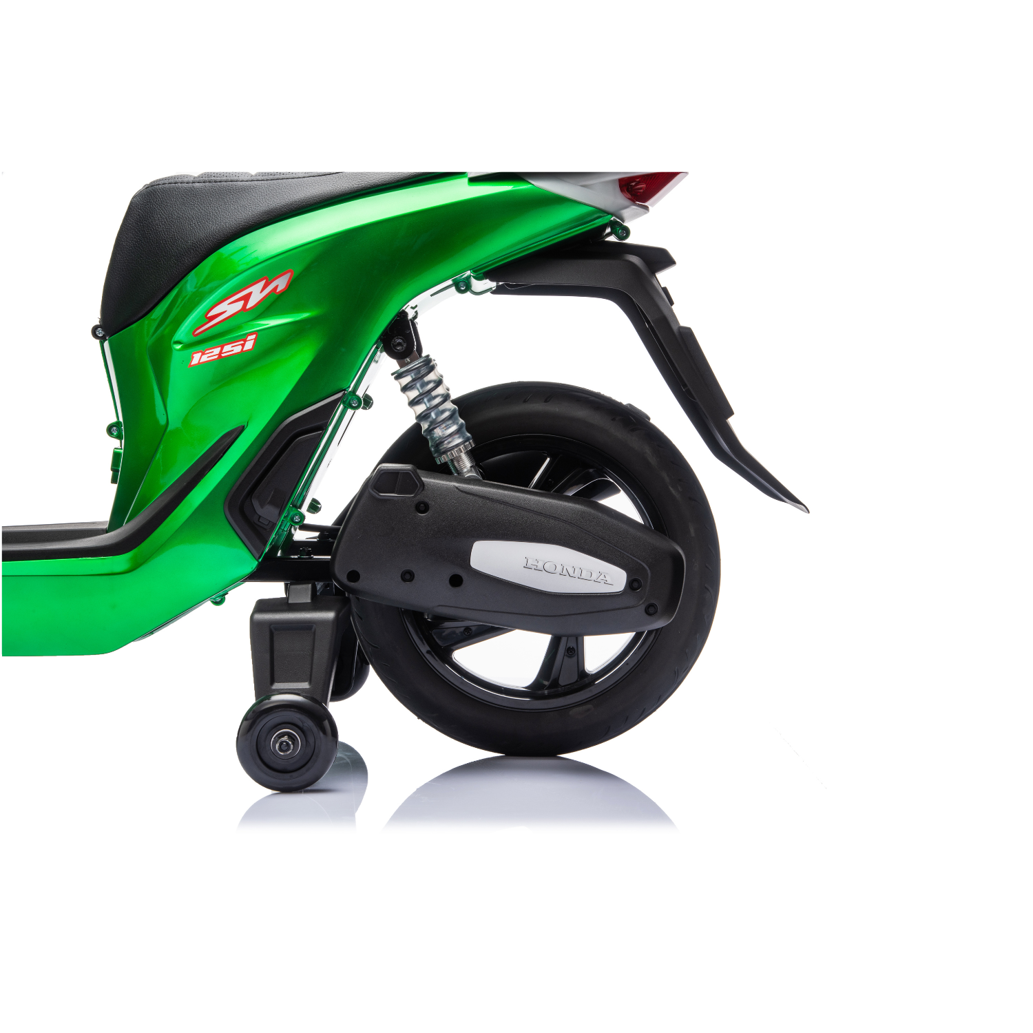 Moto Elettrica per Bambini Honda SH125 Verniciato 12V con Licenza Ufficiale Luci Led Suoni Realistici MP3 Integrato
