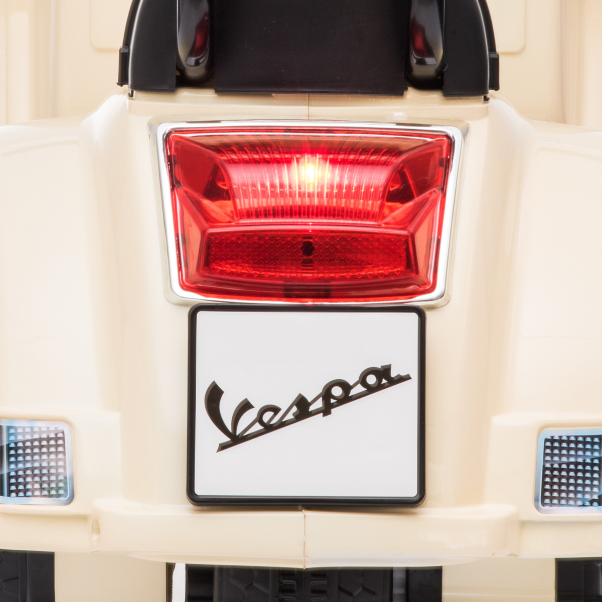 Moto Elettrica per Bambini Vespa px150 Small 6V con Licenza Ufficiale Luci Led Suoni Realistici