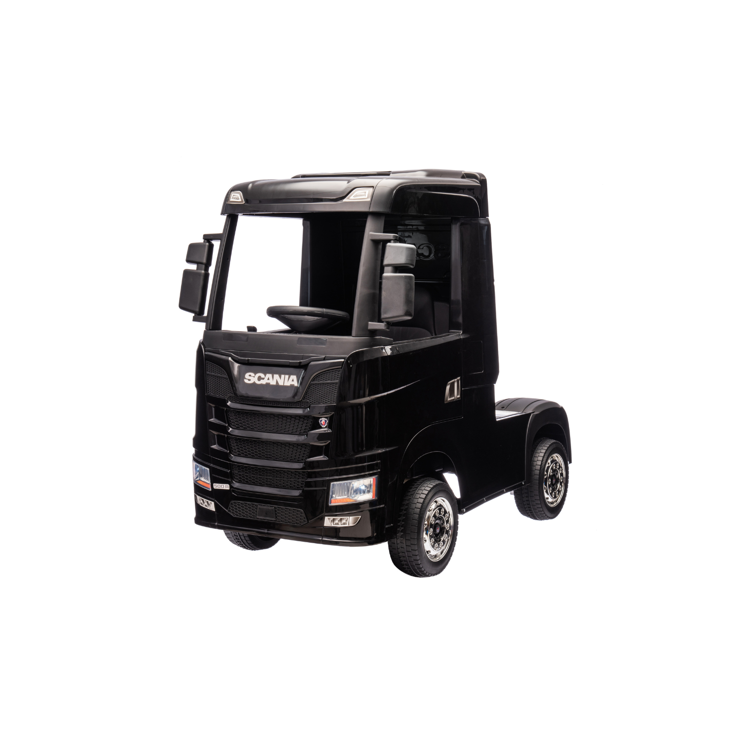 Camion Elettrico per Bambini Scania 24V con Licenza Ufficiale Luci Led Suoni Realistici Telecomando Cinture di Sicurezza