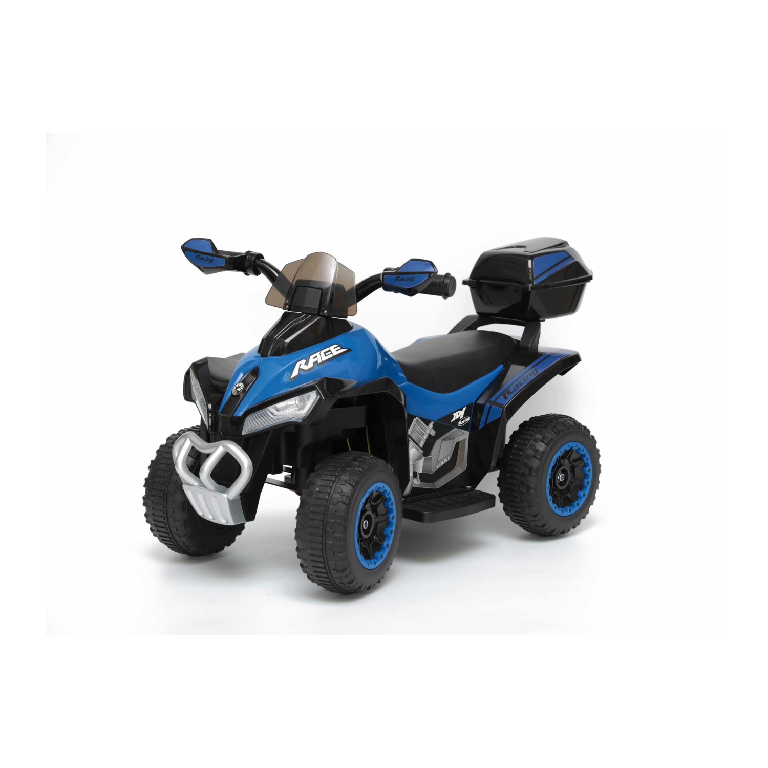 Mini Quad Deluxe Elettrico per Bambini 6V Luci Led Suoni Realistici Telecomando