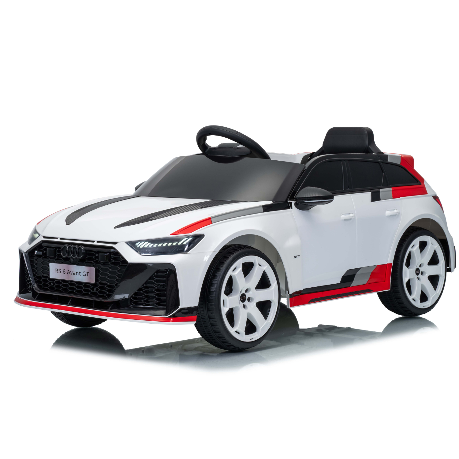 Auto Elettrica per Bambini AUDI RS6 GT full optional con Licenza Ufficiale Luci Led Suoni Realistici Cinture di Sicurezza