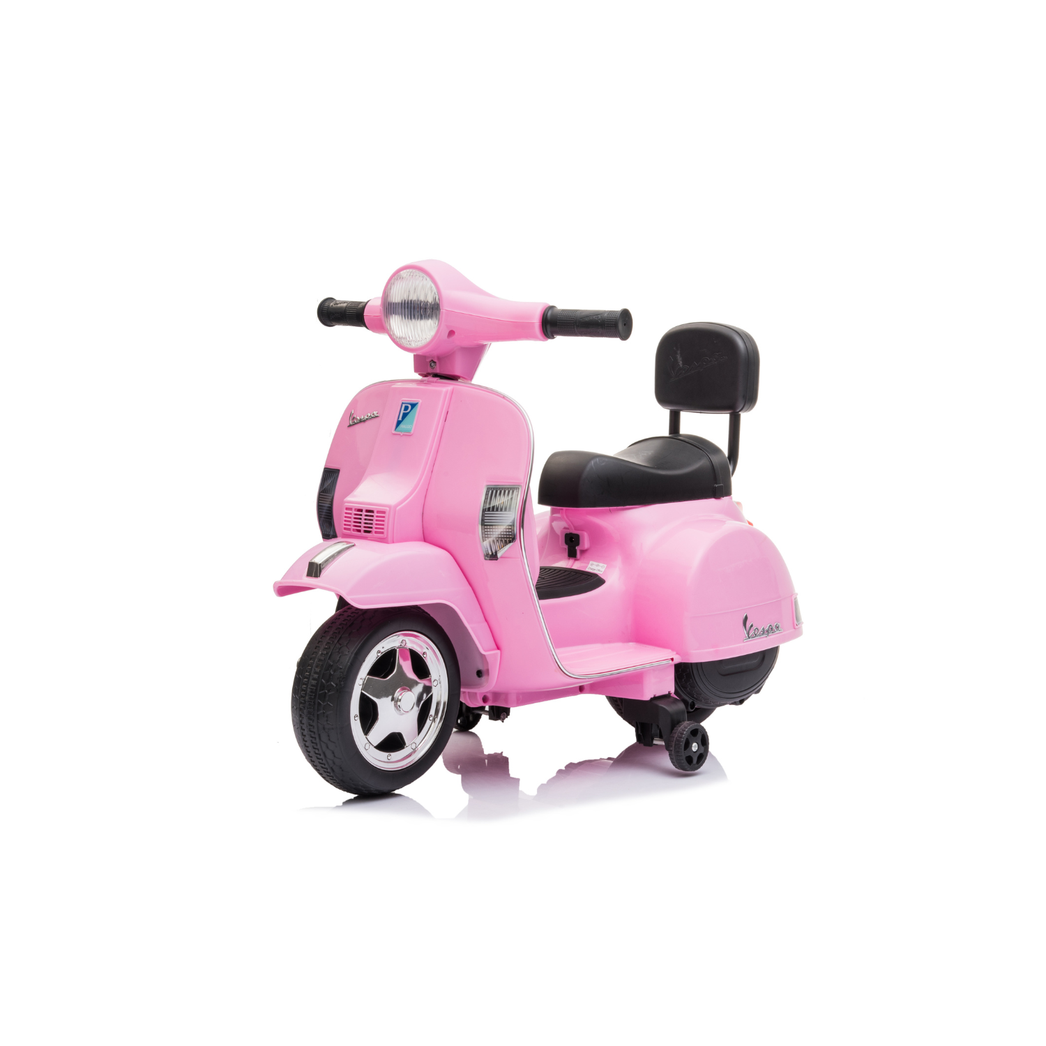 Moto Elettrica per Bambini Vespa px150 Small 6V con Licenza Ufficiale Luci Led Suoni Realistici