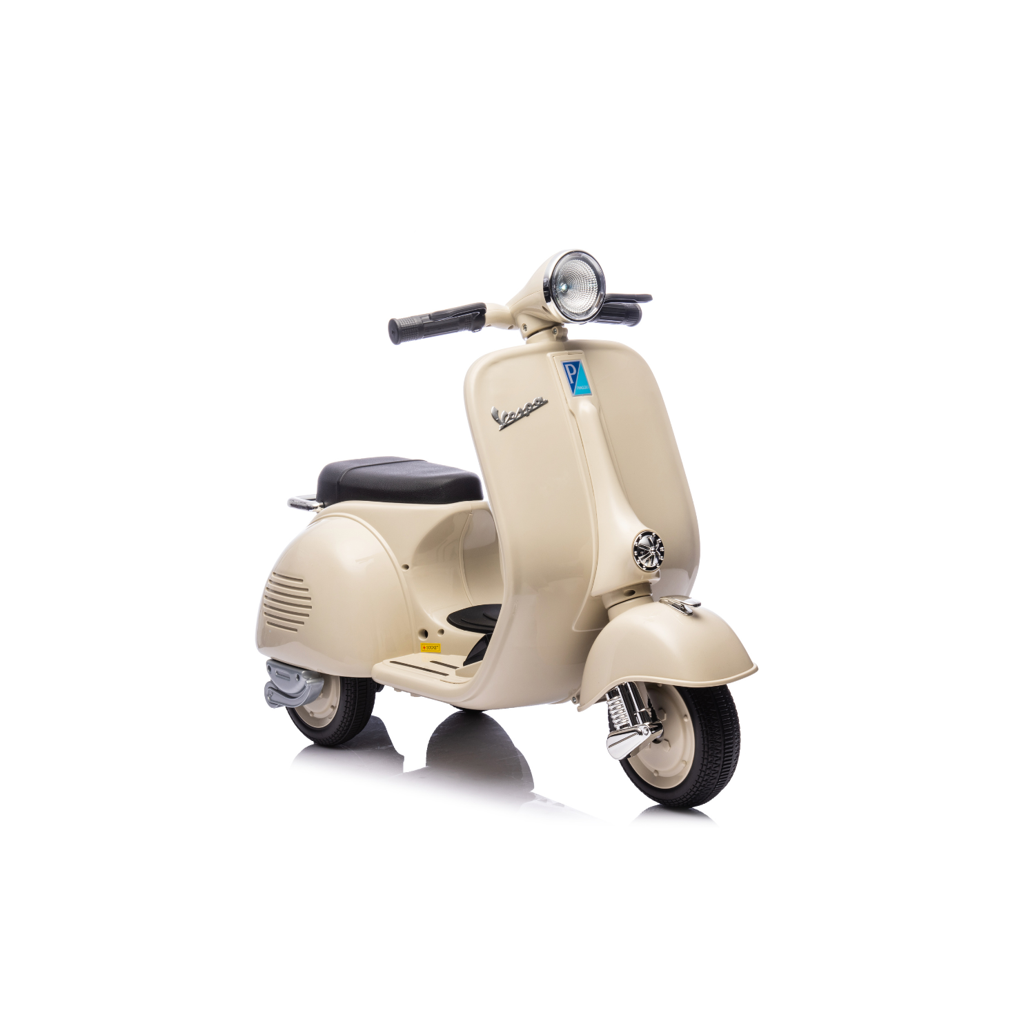 Moto Elettrica per Bambini Vespa Sidecar Small 2.0 6V con Licenza Ufficiale Luci Led Suoni Realistici Mp3 Bluetooth
