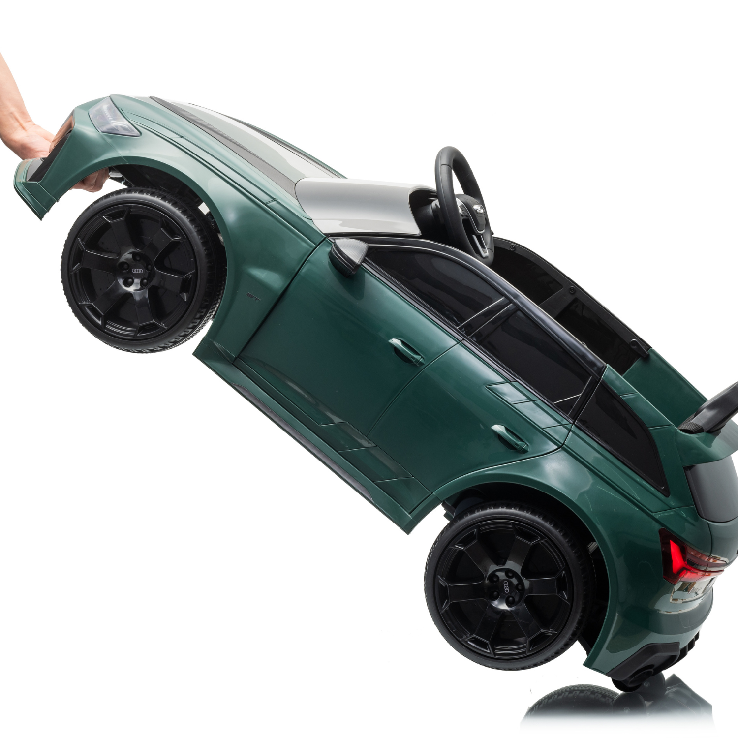 Auto Elettrica per Bambini AUDI RS6 GT full optional con Licenza Ufficiale Luci Led Suoni Realistici Cinture di Sicurezza