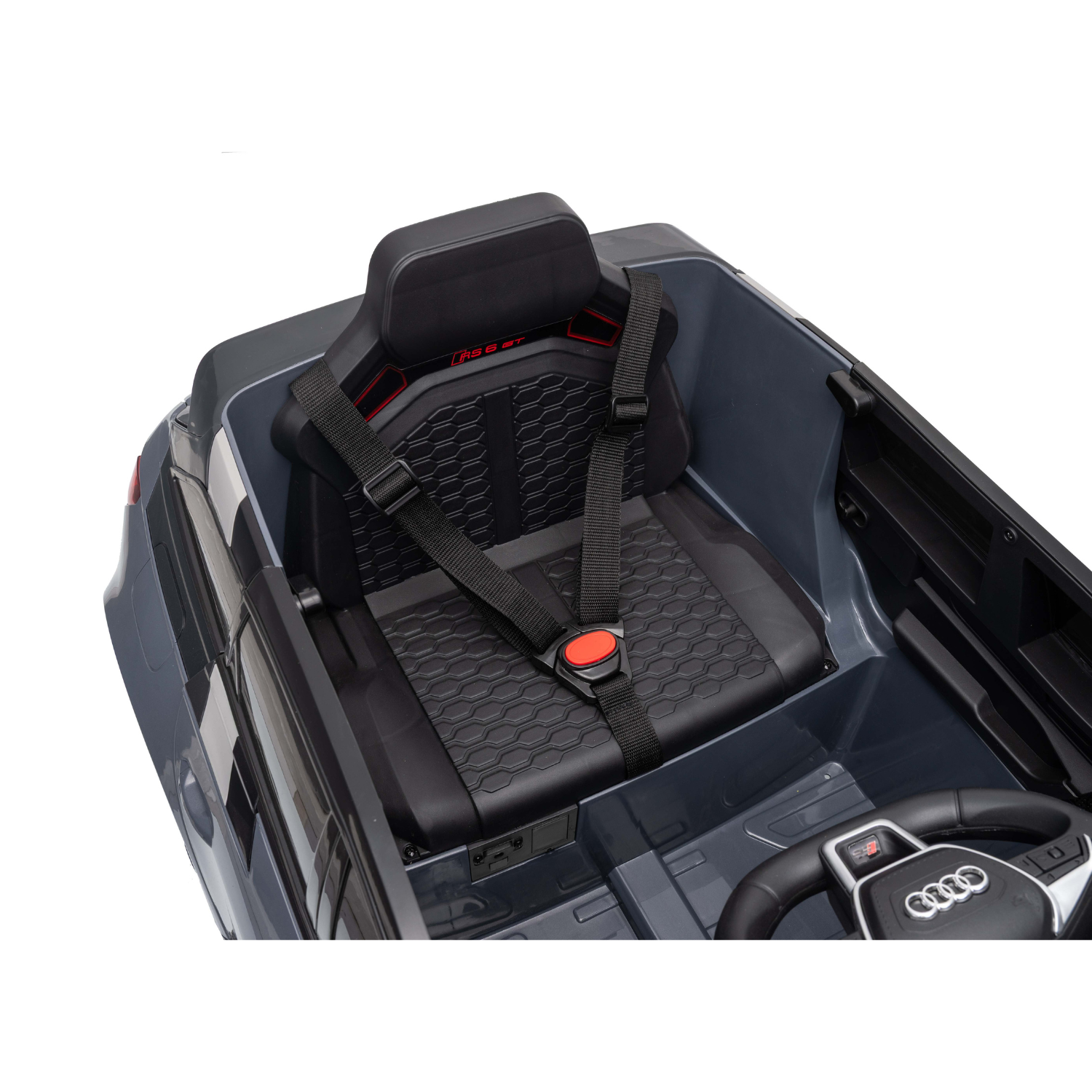 Auto Elettrica per Bambini AUDI RS6 GT full optional con Licenza Ufficiale Luci Led Suoni Realistici Cinture di Sicurezza