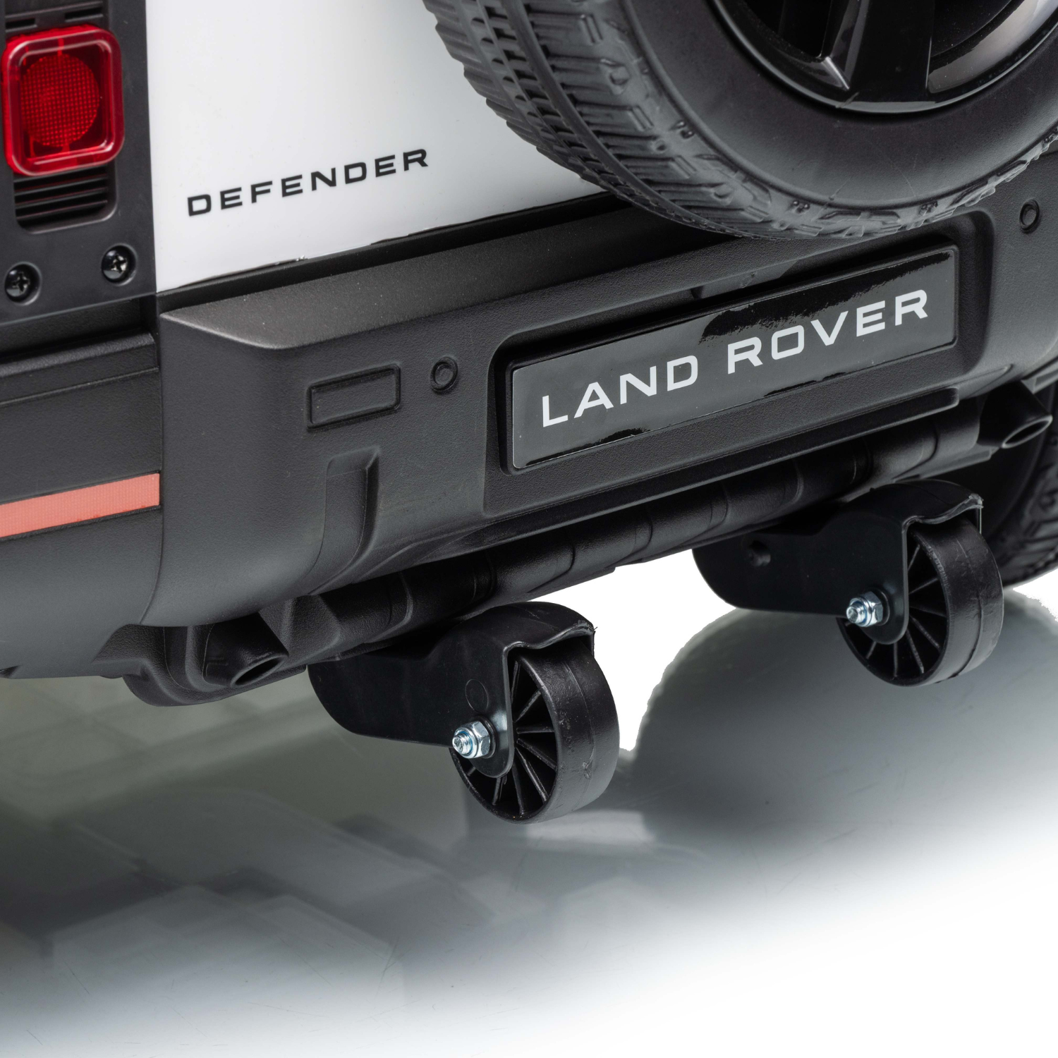 Auto Elettrica per Bambini Land Rover DEFENDER 12V con Licenza Ufficiale Luci Led Suoni Realistici Telecomando Cinture di Sicurezza