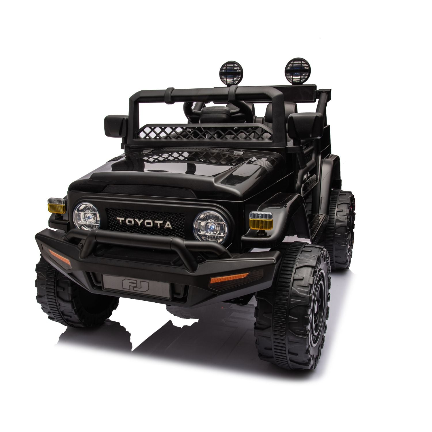 Auto Elettrica per Bambini Toyota Fj Cruiser 12V con Licenza Ufficiale Luci Led Suoni Realistici Mp3 Telecomando Cinture di Sicurezza