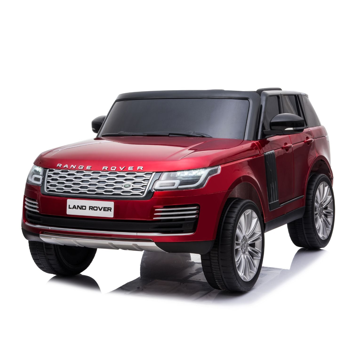 Macchina Elettrica per Bambini Range Rover Full Verniciata 12V con Licenza Ufficiale Luci Led Suoni Realistici Display Mp4 Telecomando Cinture di Sicurezza