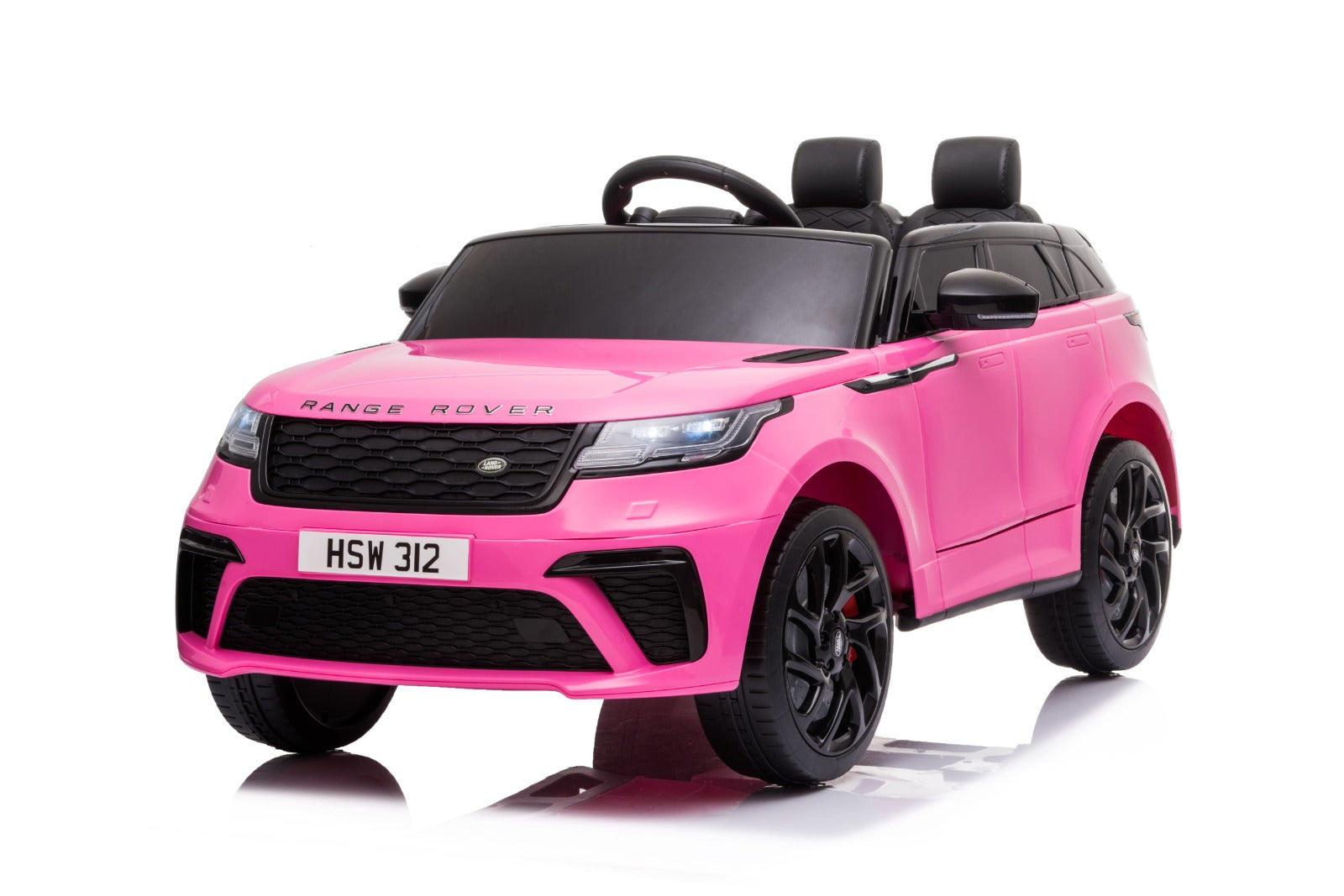 Auto Elettrica per Bambini Land Rover Velar 12V con Licenza Ufficiale Luci Led Suoni Realistici Telecomando Cinture di Sicurezza