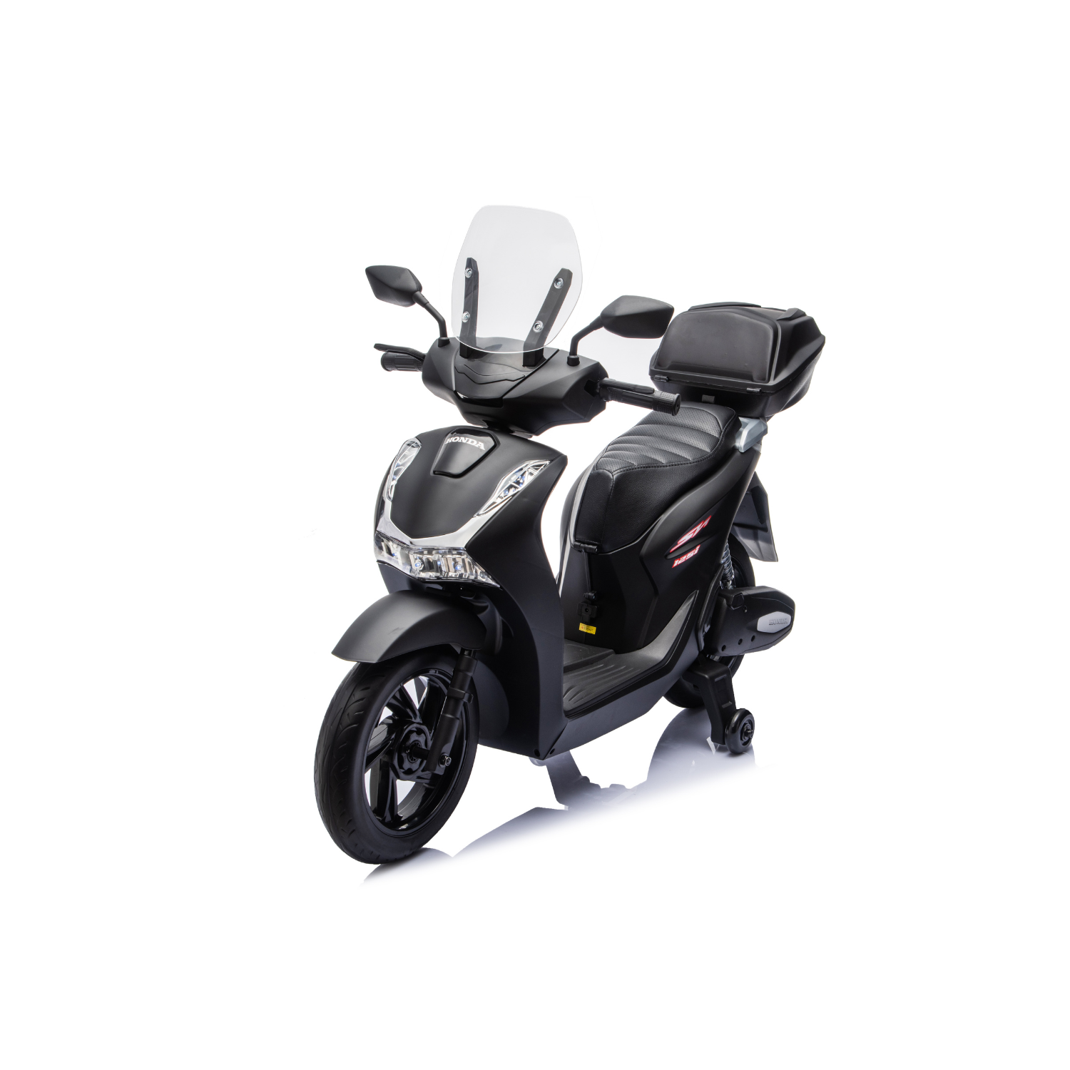 Moto Elettrica per Bambini Honda SH125 Verniciato 12V con Licenza Ufficiale Luci Led Suoni Realistici MP3 Integrato