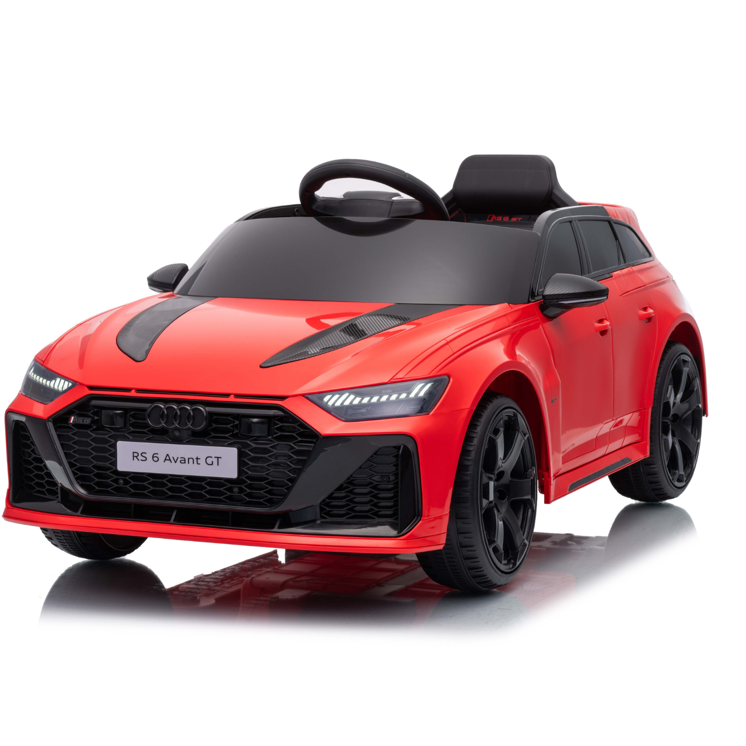Auto Elettrica per Bambini AUDI RS6 GT full optional con Licenza Ufficiale Luci Led Suoni Realistici Cinture di Sicurezza