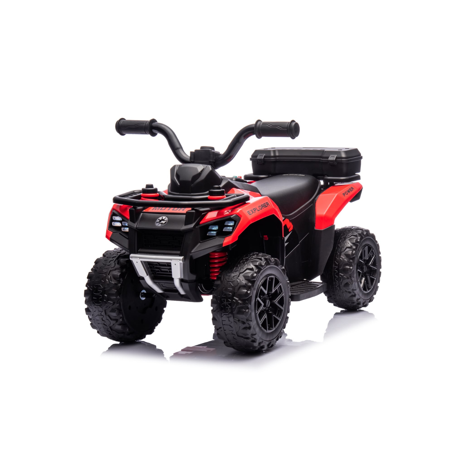 Mini Quad Safari Elettrico per Bambini 6V Luci Led Suoni Realistici