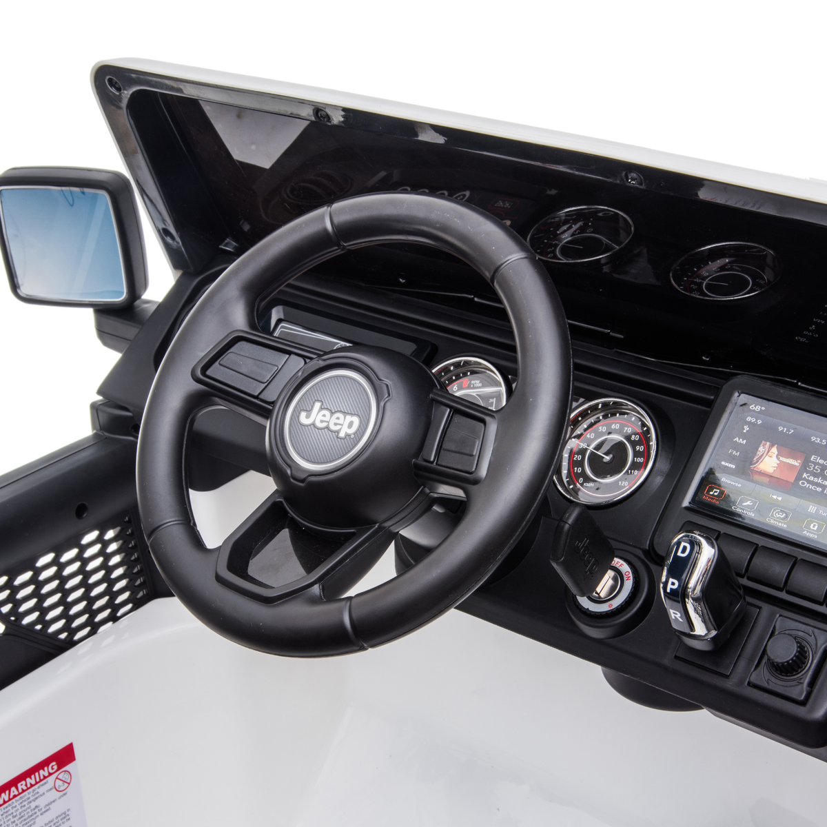 Auto Elettrica per Bambini Jeep Rubicon 12V con Licenza Ufficiale Luci Led Suoni Realistici Mp3 Telecomando Cinture di Sicurezza