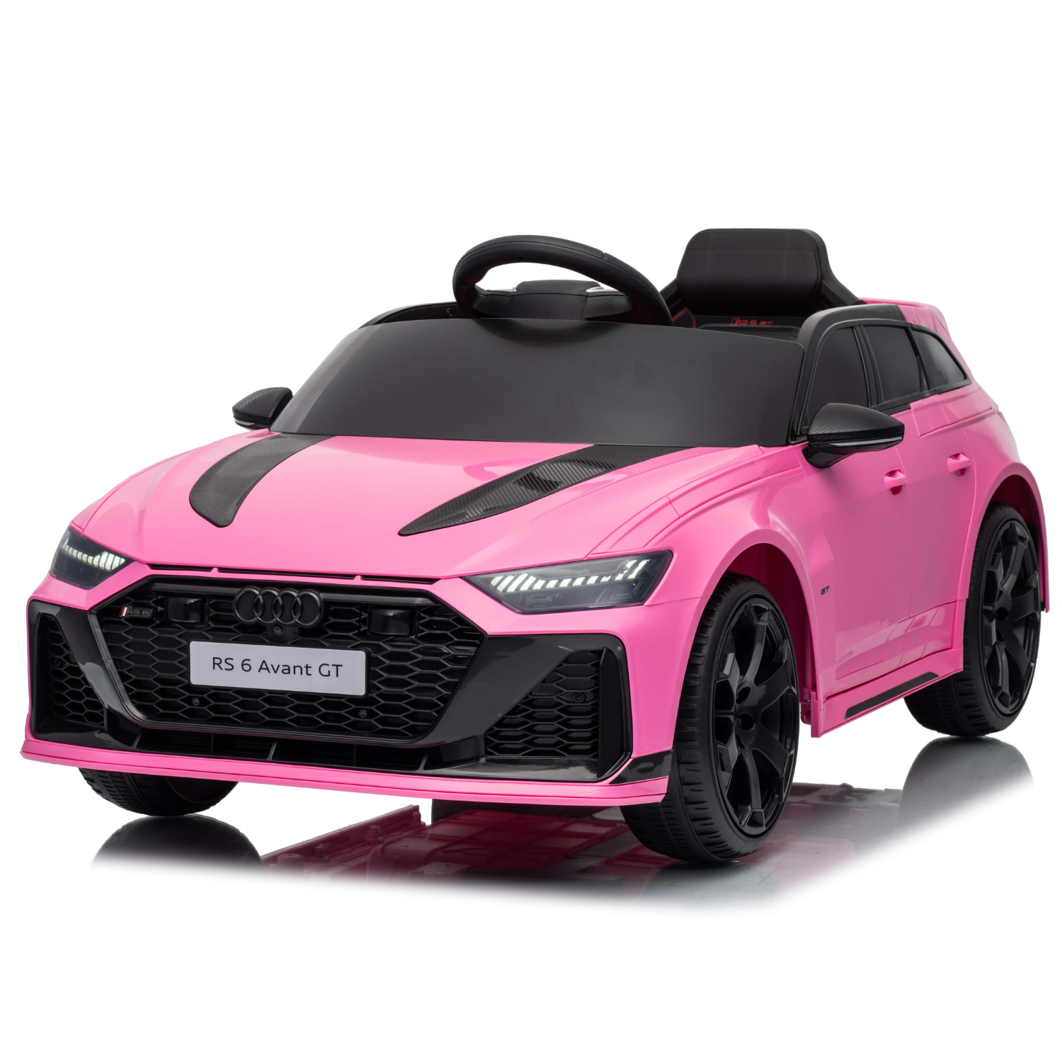 Auto Elettrica per Bambini AUDI RS6 GT full optional con Licenza Ufficiale Luci Led Suoni Realistici Cinture di Sicurezza