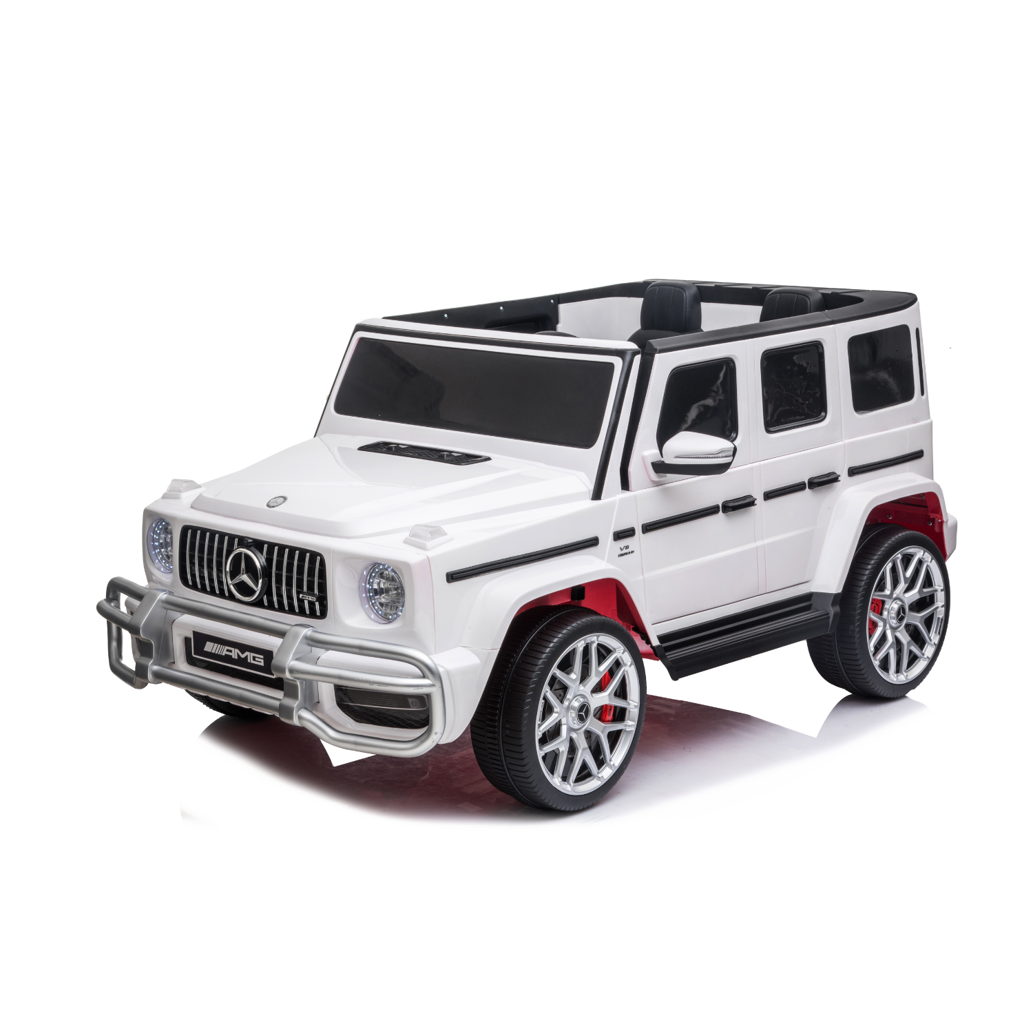 Auto Elettrica per Bambini Mercedes Classe G Full con Licenza Ufficiale Luci Led Suoni Realistici Mp3 Telecomando Cinture di Sicurezza