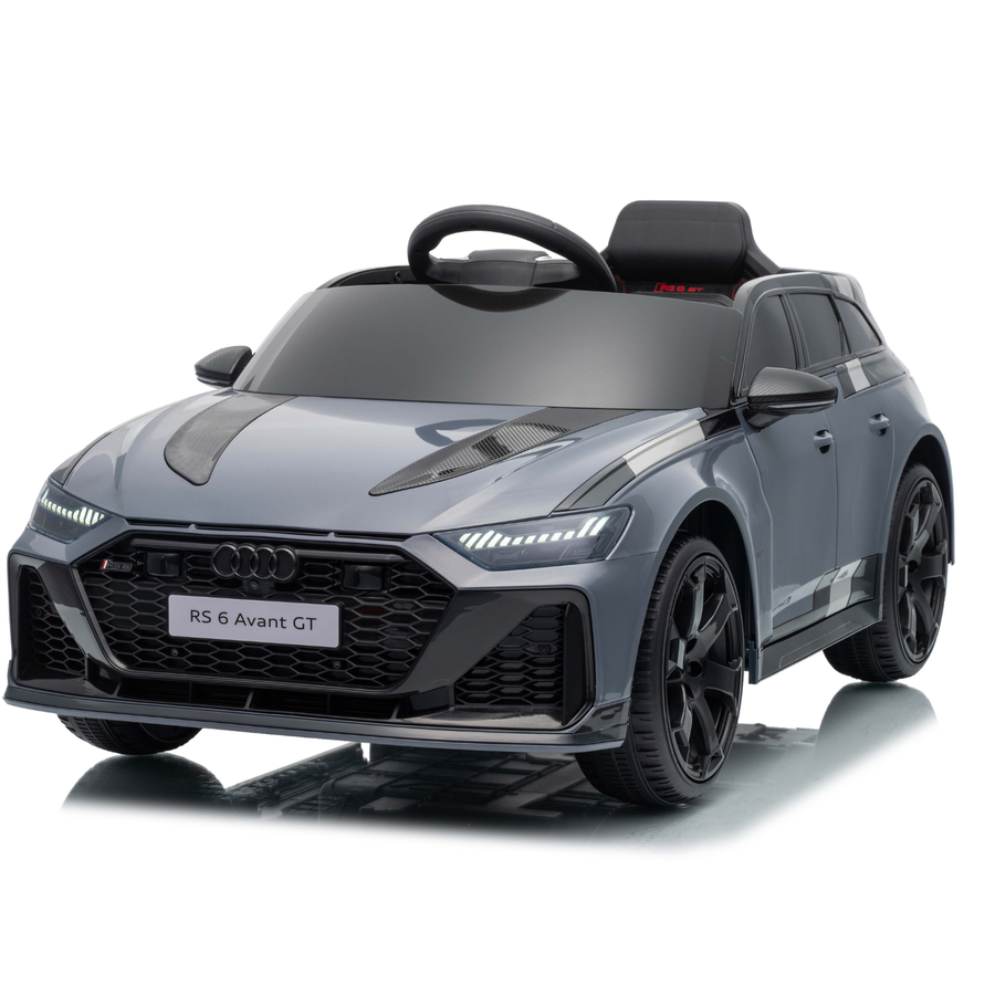 Auto Elettrica per Bambini AUDI RS6 GT full optional con Licenza Ufficiale Luci Led Suoni Realistici Cinture di Sicurezza