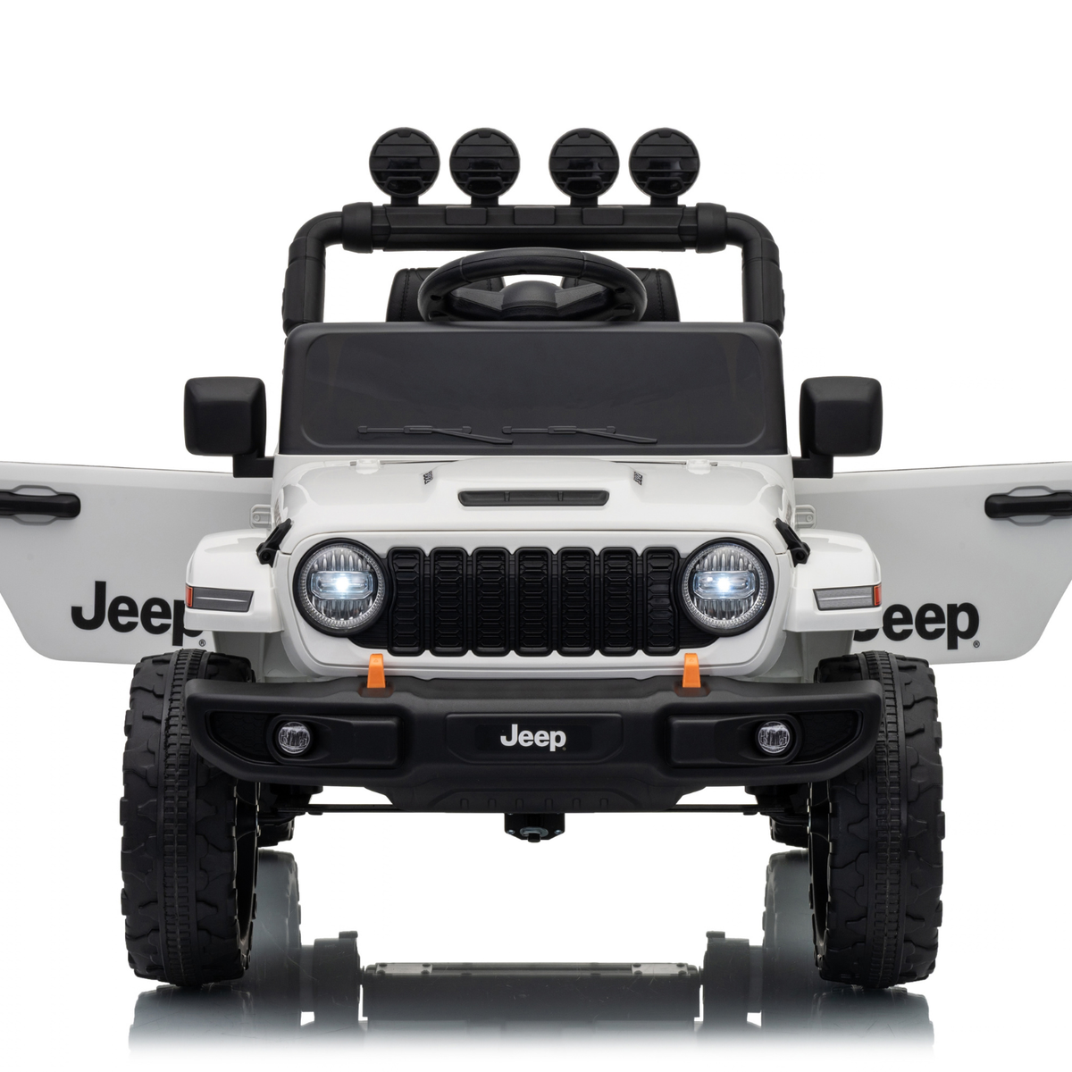 Auto Elettrica per Bambini Jeep Rubicon small 12V con Licenza Ufficiale Luci Led Suoni Realistici Mp3 Telecomando Cinture di Sicurezza