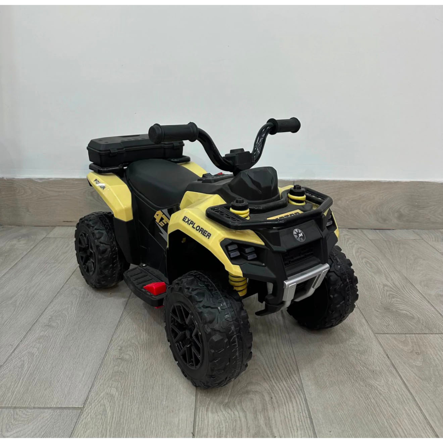 Mini Quad Safari Elettrico per Bambini 6V Luci Led Suoni Realistici