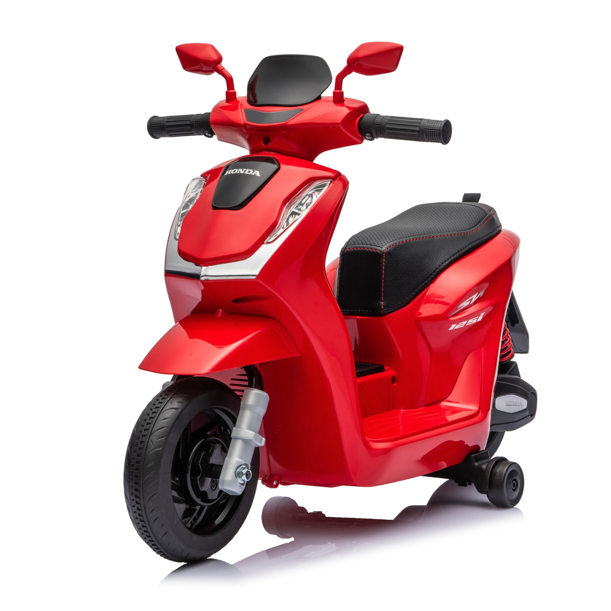Moto Elettrica per Bambini Honda SH125 Small 6V con Licenza Ufficiale Luci Led Suoni Realistici MP3 Integrato