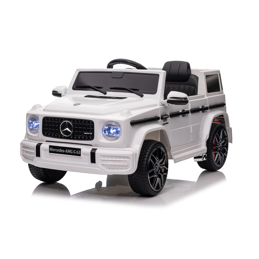 Auto Elettrica per Bambini Mercedes Classe G Small 12V con Licenza Ufficiale Luci Led Suoni Realistici Mp3 Telecomando Cinture di Sicurezza