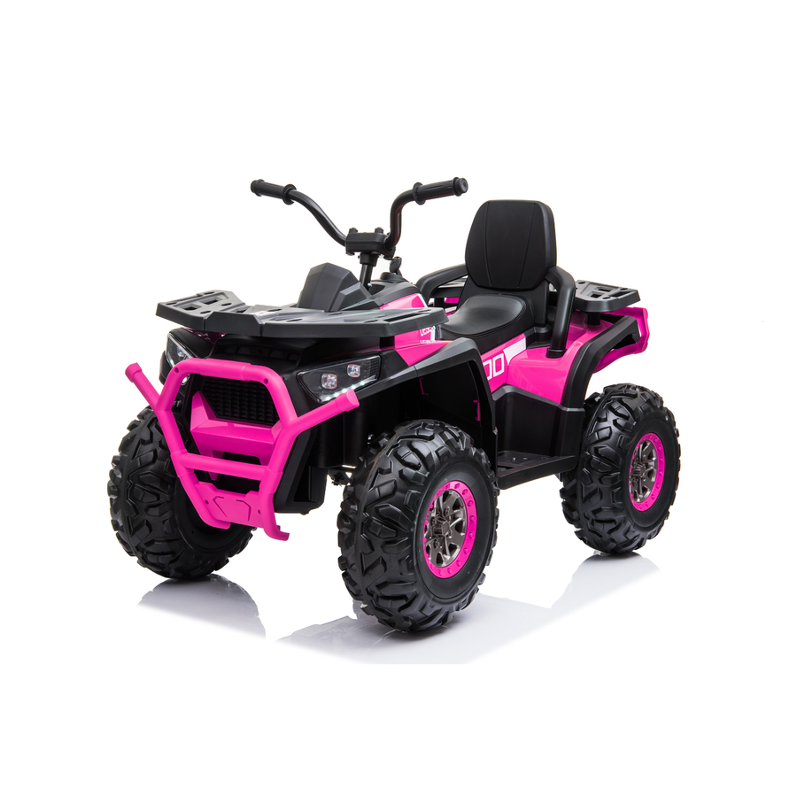 Quad Elettrico per Bambini ATV 2.0 12V Luci Led Suoni Realistici MP3 Integrato Telecomando