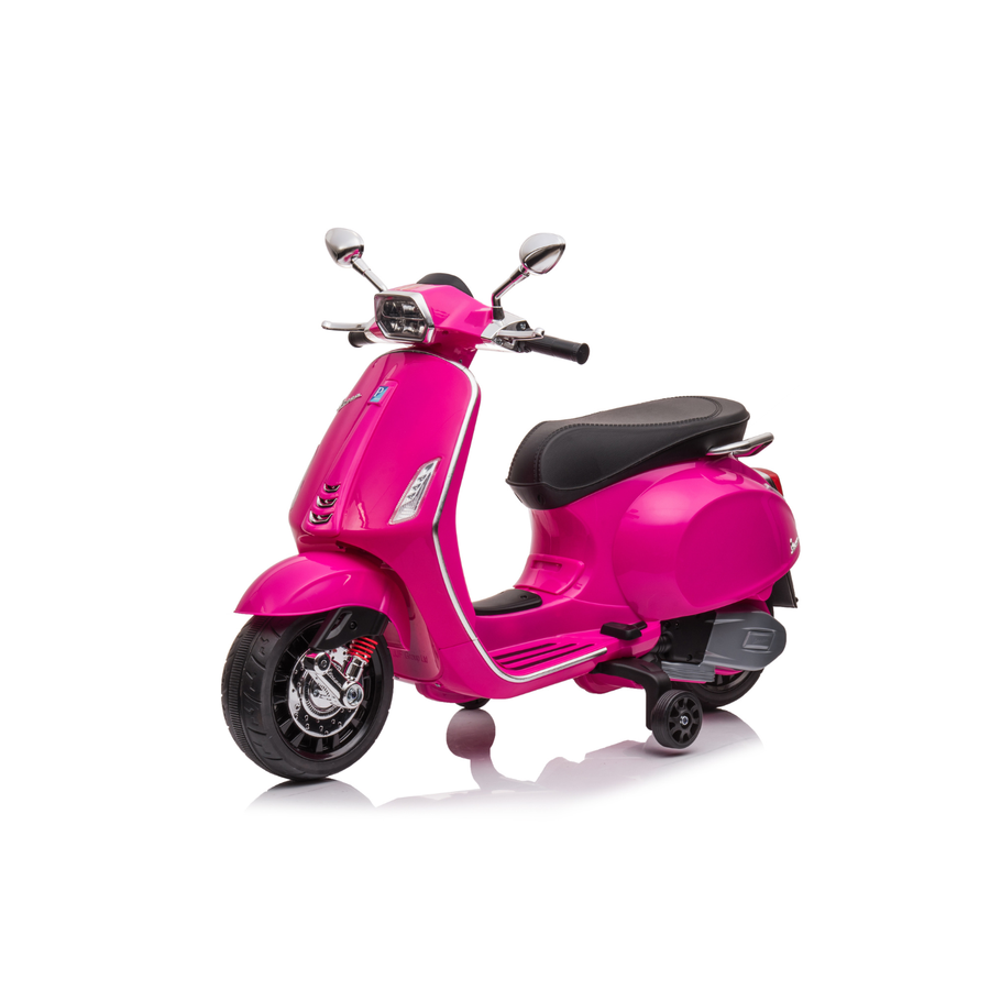Moto Elettrica per Bambini Vespa Sprint 12V con Licenza Ufficiale Luci Led Suoni Realistici MP3