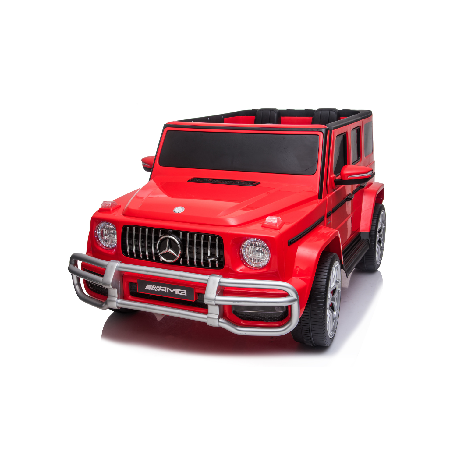 Auto Elettrica per Bambini Mercedes Classe G con Licenza Ufficiale Luci Led Suoni Realistici Mp3 Telecomando Cinture di Sicurezza